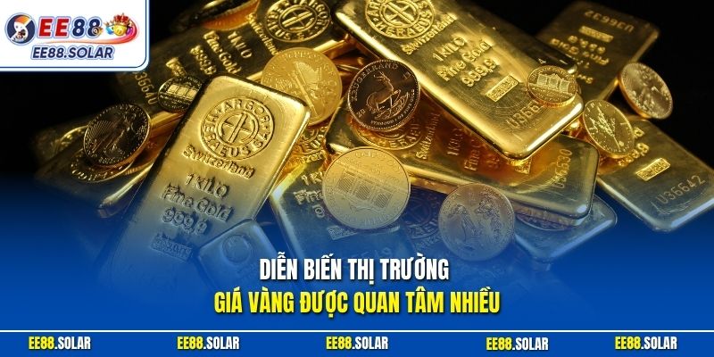 Diễn biến thị trường giá vàng được quan tâm nhiều
